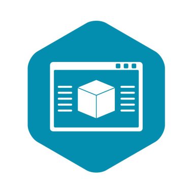 3D modeli simgesini basit