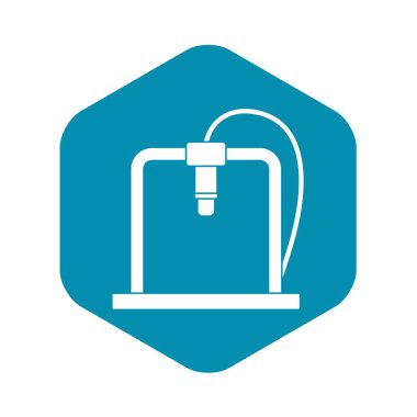 3D yazıcı Çerçevesi simgesi basit