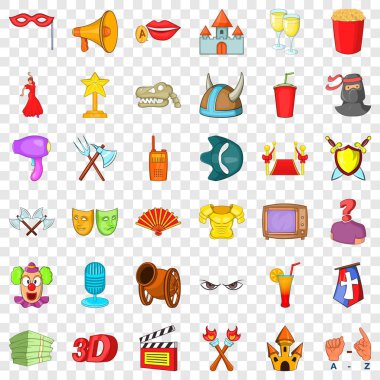 Galeri Icons set, karikatür tarzı