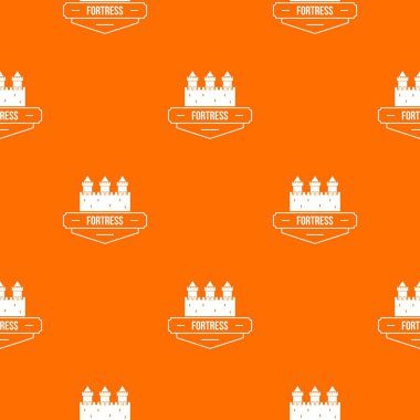 Lüks kale desen vektör turuncu