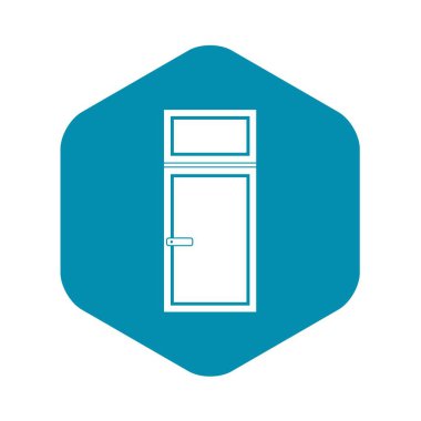 Ahşap pencere simgesi basit