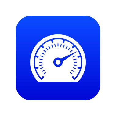Hız göstergesi simgesi mavi vektör