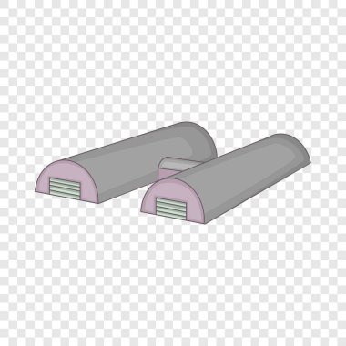 İki Hangarlar simgesi, karikatür tarzı