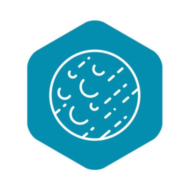 Uranüs gezegeni simgesi, anahat stili