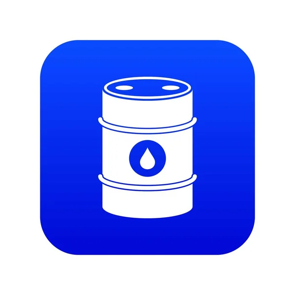 Ikona hlavových olejů digitální modrá — Stockový vektor