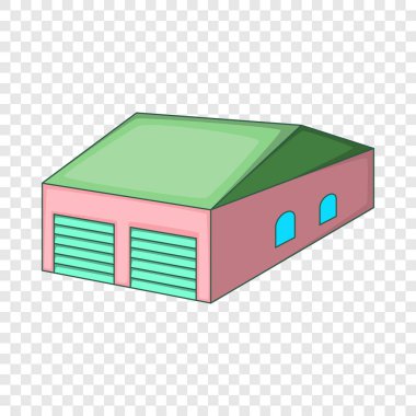 İki kapı simgesi, karikatür tarzı ile garaj