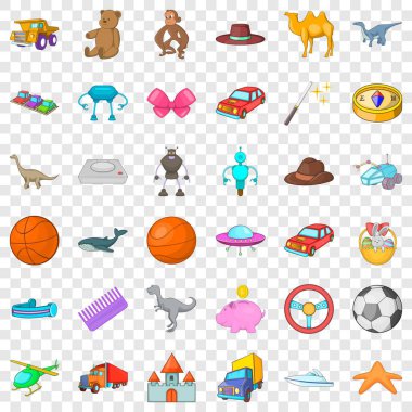 Yunus Icons set, karikatür tarzı