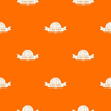 Kestane desen vektör turuncu