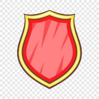 Kalkan kutsal kişilerin resmi, karikatür tarzı