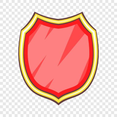 Boş Emanet koruma kalkan kutsal kişilerin resmi, karikatür tarzı