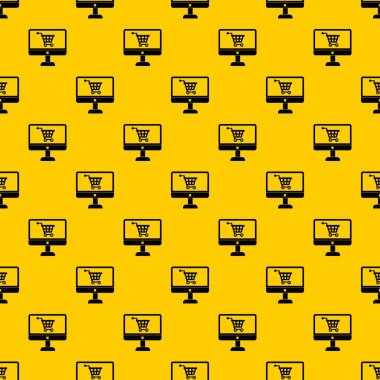 Bilgisayar deseni vektörü aracılığıyla çevrimiçi mağazadan satın alma