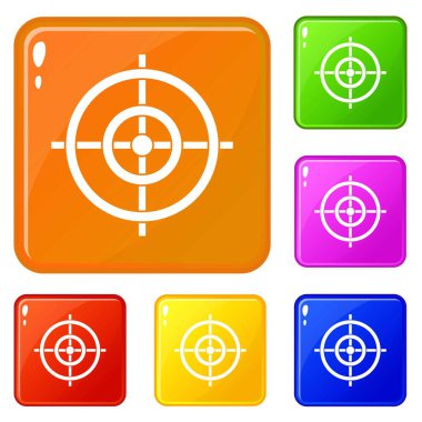 Hedef simgeler vektör rengini ayarlar