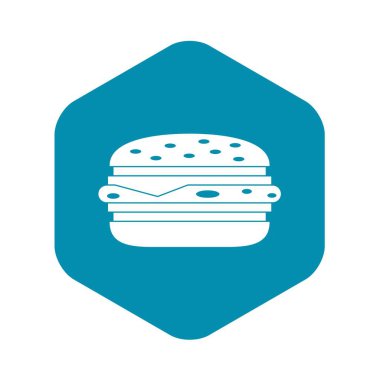 Burger simgesi basit