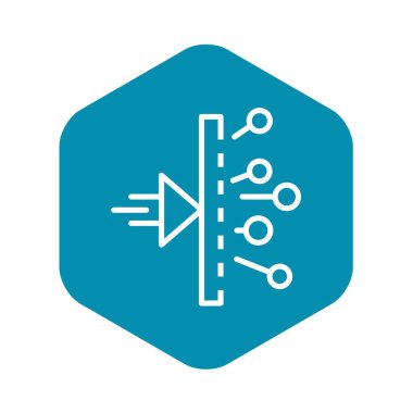 Kimya reaksiyon simgesi, anahat stili