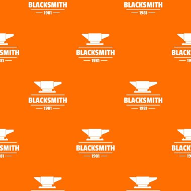 Demirci desen vektör turuncu