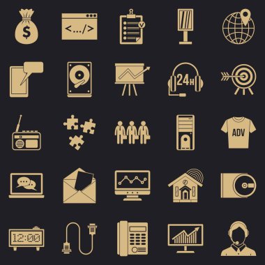 Yazılım Sistem simgeler kümesi, basit tarzı