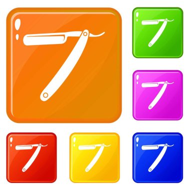 Jilet simgeler vektör renk ayarla