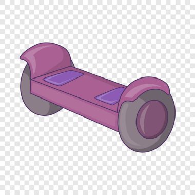 Kendi kendine karşı scooter simgesi, karikatür tarzı