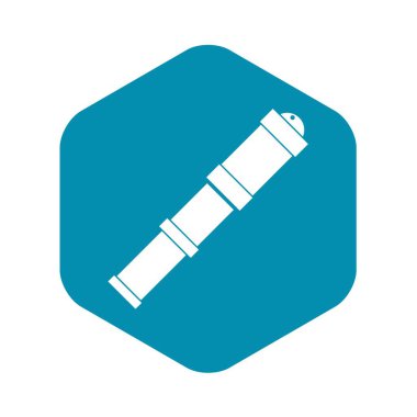 Antika teleskop simgesi basit