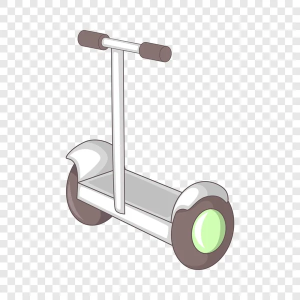 Elektrische segway pictogram, cartoon stijl — Stockvector