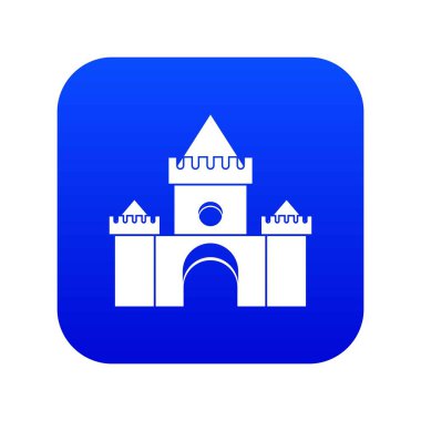 Fairytale kale simgesi dijital mavi