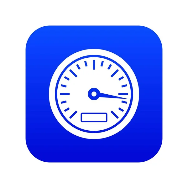 Speedometer icon digital blue — Stock Vector