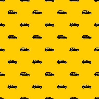 Retro araba desen vektörü