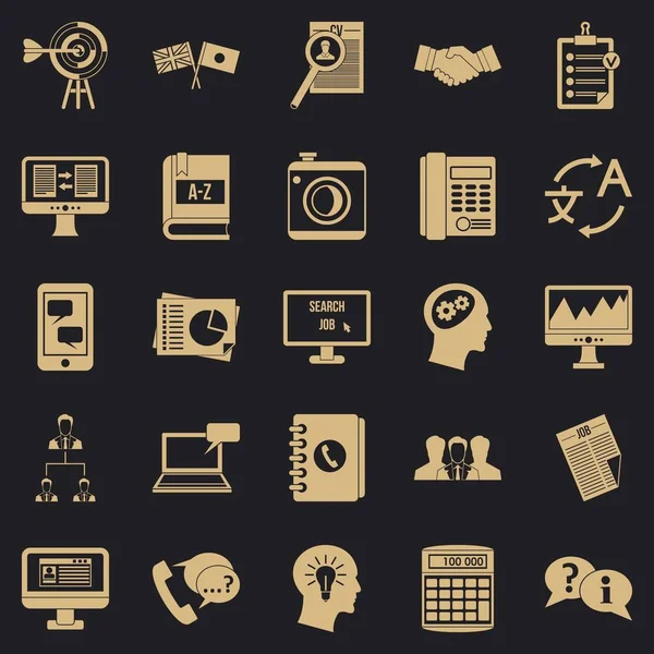 Polemik Icons set, basit tarzı