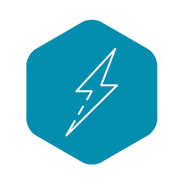 Işık işareti simgesi, anahat stili