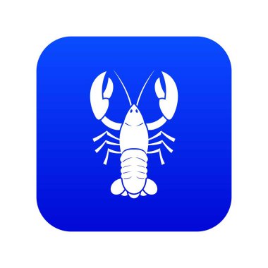 Kerevit simgesi dijital mavi