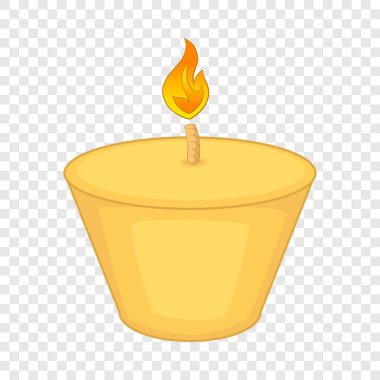 Mum kutsal kişilerin resmi, karikatür tarzı