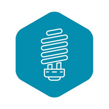 Ekonomi ampul simgesi, anahat stili