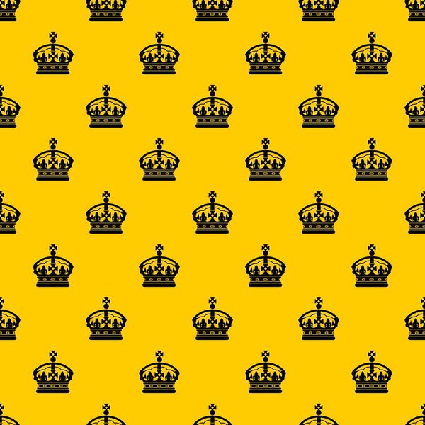 Crown pattern vector