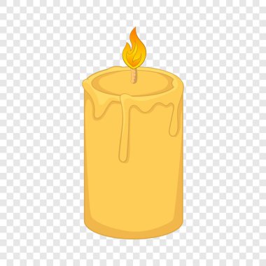 Kokulu mum kutsal kişilerin resmi, karikatür tarzı