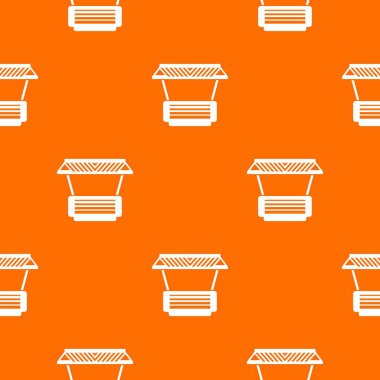 Modern durak deseni vektör turuncu