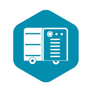 İnverter kaynak makinesi simgesi basit