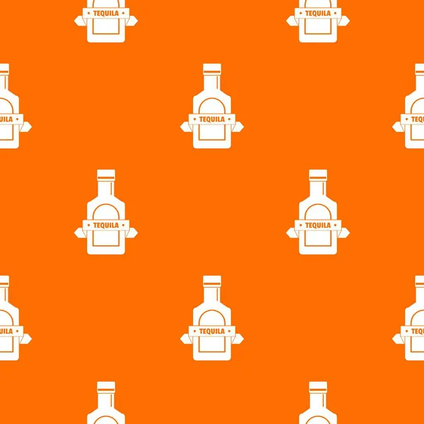 Tequila pattern vector orange — Stock Vector