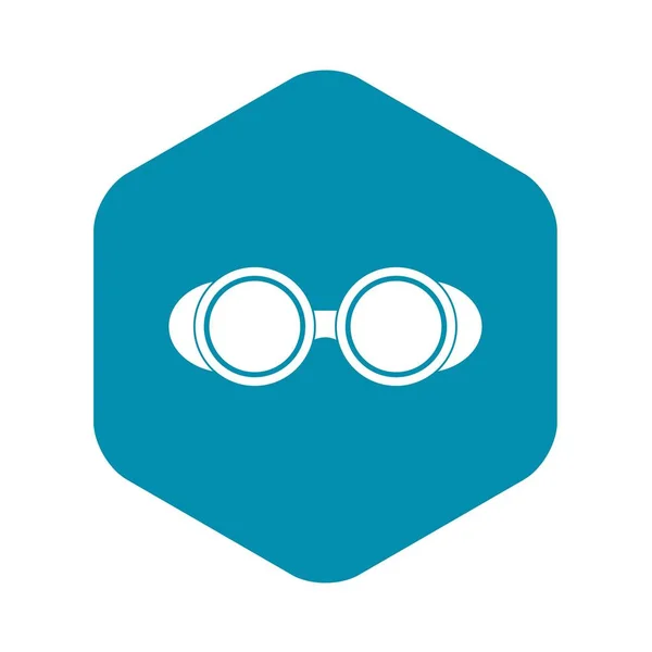 Lassen bril pictogram eenvoudige — Stockvector