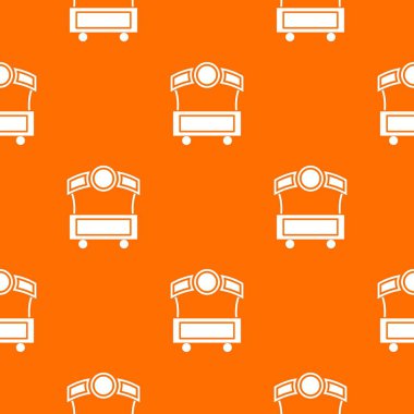 Festival durak desen vektör turuncu