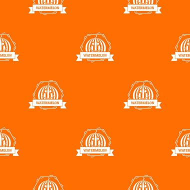 Karpuz desen vektör turuncu