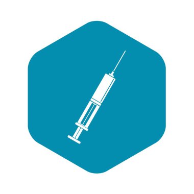 Sıvı simgesi, basit tarzı şırınga