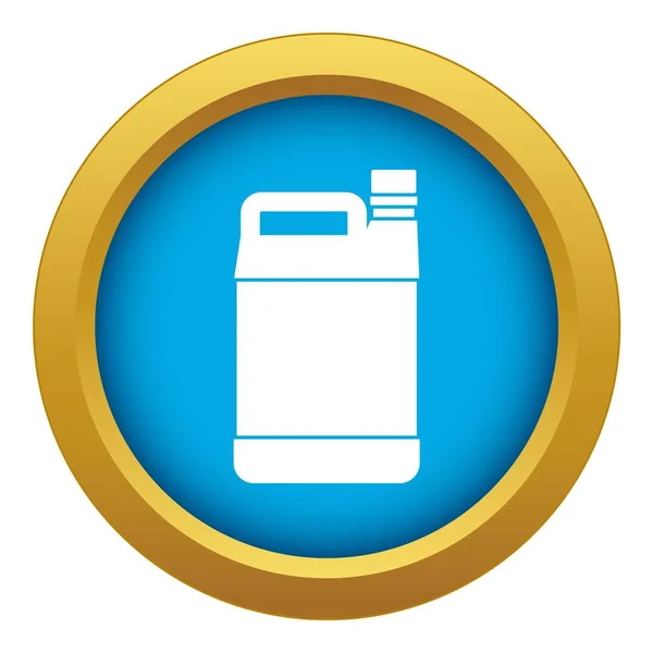 Jerrycan icon blue vector isolated — Stock Vector