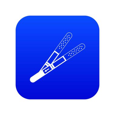 Gebelik testleri simge mavi vektör