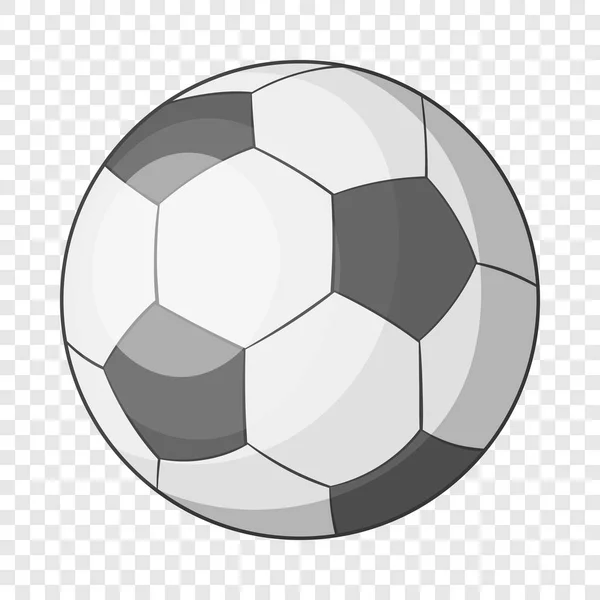 Икона футбольного мяча, стиль мультфильма — стоковый вектор