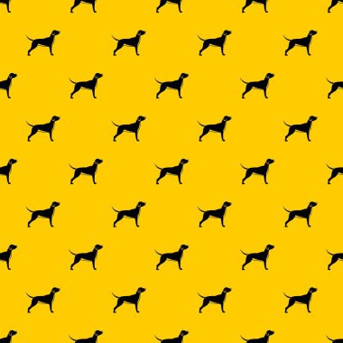 Dog pattern vector