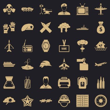 Feat Icons set, basit tarzı