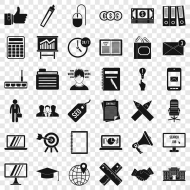 Bankacılık simgeler kümesi, simle stili