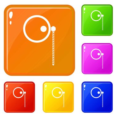 Monocle simgeler vektör rengini ayarlamak