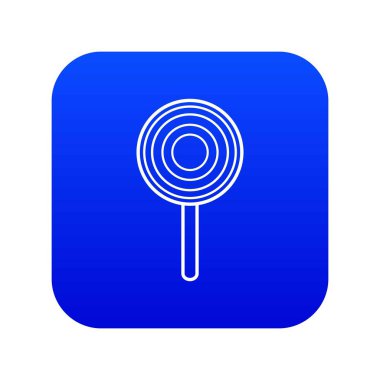 Lollipop simgesi mavi vektör