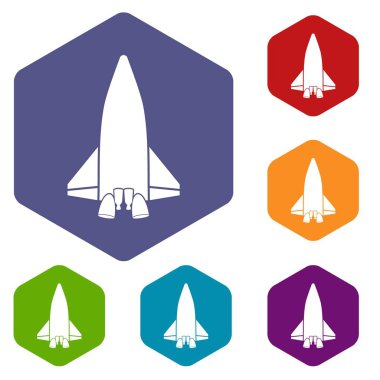 Büyük uçak simgesi, basit tarzı
